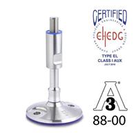 GN 20 Stainless Steel Levelling Feet Hygienic Design with Mounting Hole